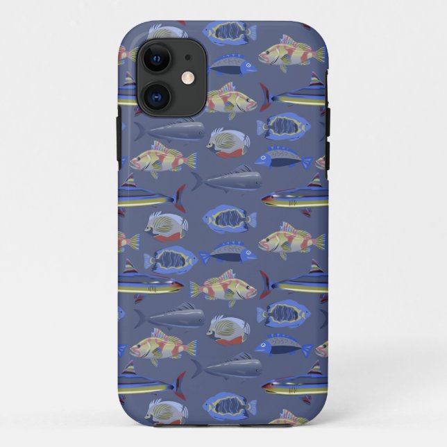 Ocean Pattern Case-Mate iPhone Hülle (Rückseite)
