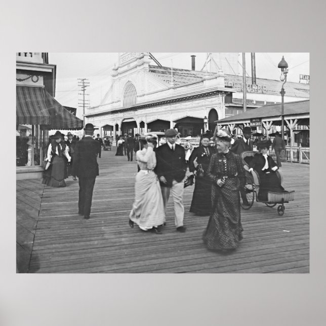 Ocean Pier in Atlantic City 1902 Poster (Vorne)