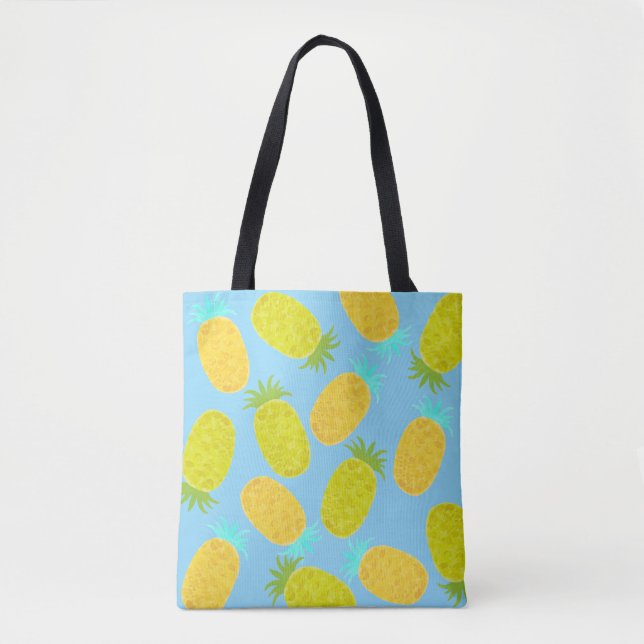 Ocean Pineapples Sky Pattern Tote Bag (Vorderseite)