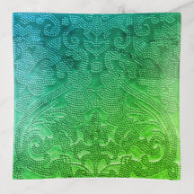 Ocean Pointilla Trinket Tray