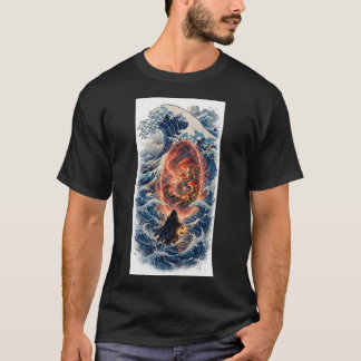 Ocean Portal — Indigo Wave T-Shirt