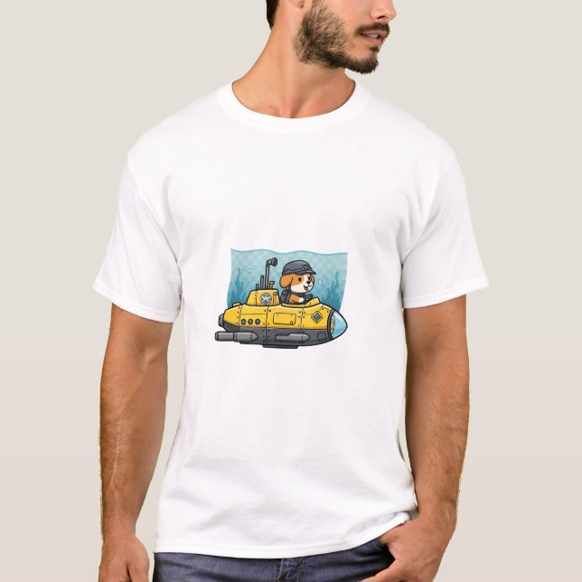 Ocean Pup Voyage T-Shirt (Vorderseite)
