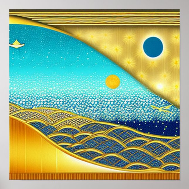 Ocean Ribbon Poster (Vorne)