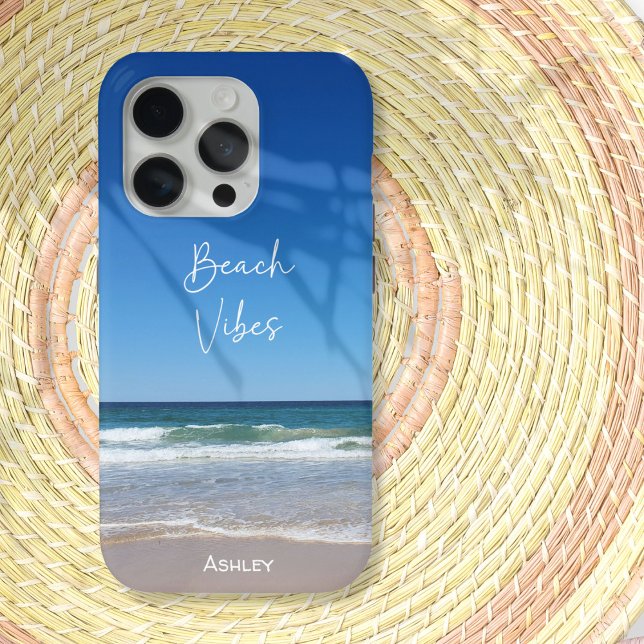 Ocean Sand Beach Personalisiert Case-Mate iPhone Hülle (Von Creator hochgeladen)