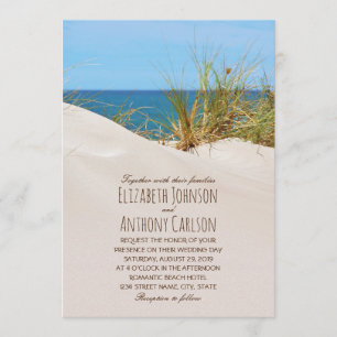 Ocean Sand Creative Beach Hochzeit Einladung