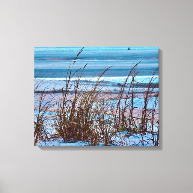Ocean Sand Dunes Canvas Leinwanddruck (Vorderseite)