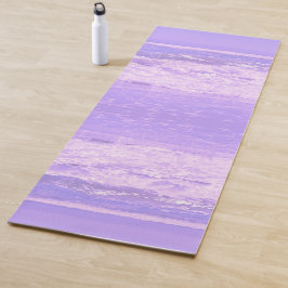 Ocean Sea Beach Lila Waves Wasser Yogamatte