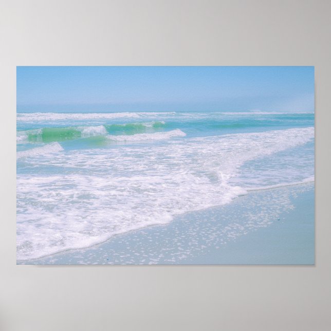 Ocean Sea Sky Nature Pastel Poster (Vorne)