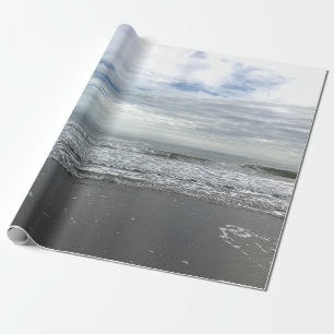 Ocean Sea Waves Water Beach Naturlandschaft Foto Geschenkpapier