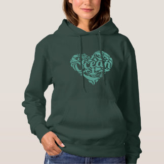 Ocean Sealife Love Marine Surf Hoodie