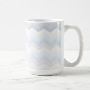 Ocean Shades Wasserfarbe Zickzack Kaffeetasse