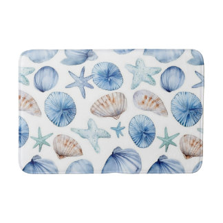 Ocean Shore Seashell Badematte