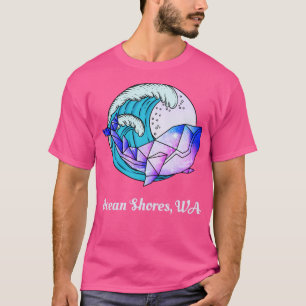 Ocean Shows WA Japanisch Paint Geometric Orca töte T-Shirt