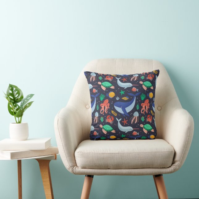 Ocean Sleep 16x16 Kissen (Stuhl )