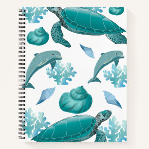 Ocean Soul Notizbuch Strand-Inspirierte Ästhetik