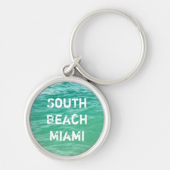 Ocean, South Beach Miami Schlüsselanhänger (Vorne)