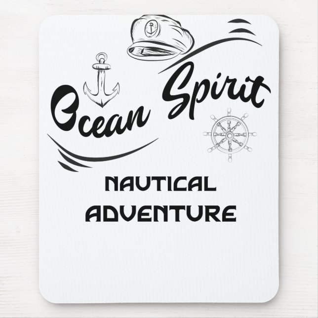 Ocean Spirit Nautic Adventure Mouse Pad Mousepad (Vorne)