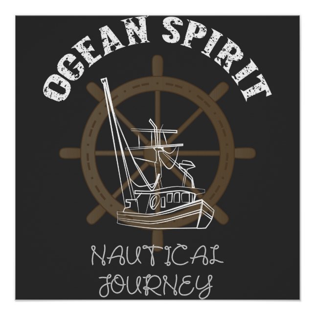 Ocean Spirit Nautic Journey Poster (Vorderseite)
