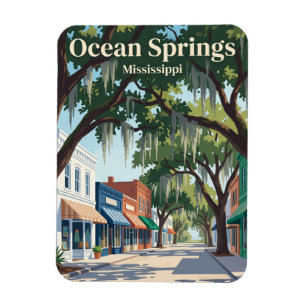 Ocean Springs Mississippi Magnet