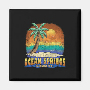 Ocean Springs Mississippi Vintage Not leidende See Magnet