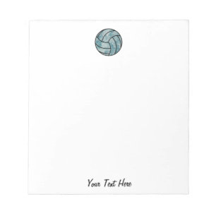 Ocean Summer Beach Waves Volleyball Personalisiert Notizblock
