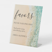 Ocean Summer Blue Beach Weißer Sand Gastgeschenke 