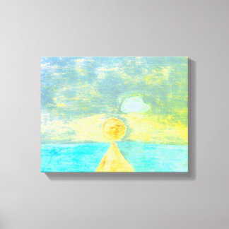 Ocean Sun Canvas Print Leinwanddruck