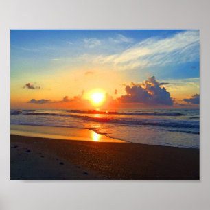 Ocean Sun Poster
