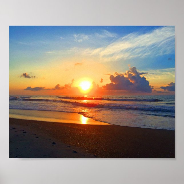 Ocean Sun Poster (Vorne)