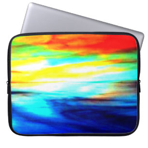 Ocean Sunrise Artistic Multicore Rainbow Laptopschutzhülle