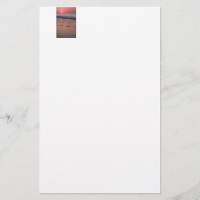 Ocean Sunrise Briefpapier (Vorderseite)