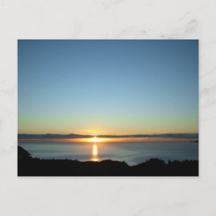 Ocean Sunrise Coromandel Neuseeland Postkarten