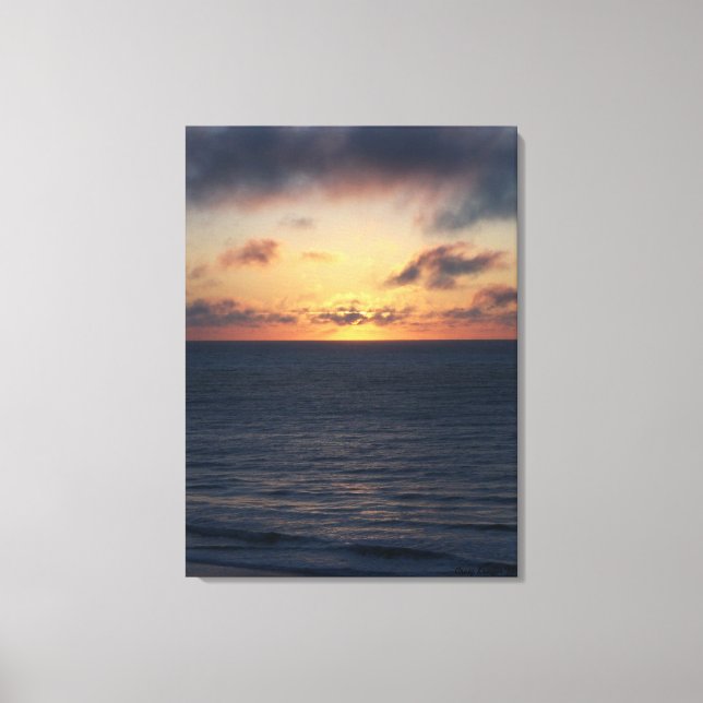 Ocean Sunrise II Leinwanddruck (Vorderseite)