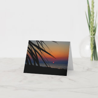 Ocean Sunrise Notecard Karte