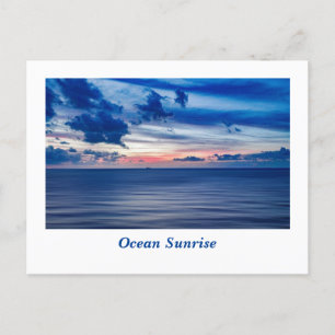 Ocean Sunrise Postkarte