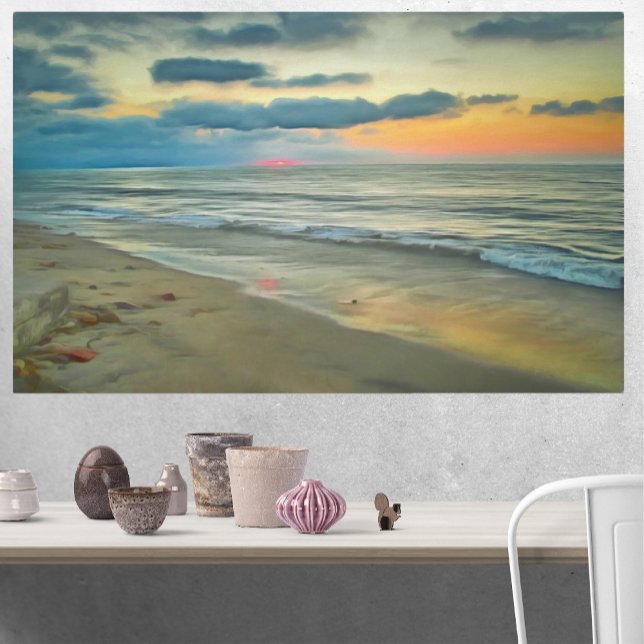 Ocean Sunset 0735 Art Print Poster (Von Creator hochgeladen)