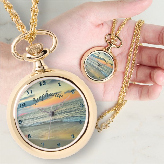 Ocean Sunset 0735 Necklace Watch Armbanduhr (Von Creator hochgeladen)