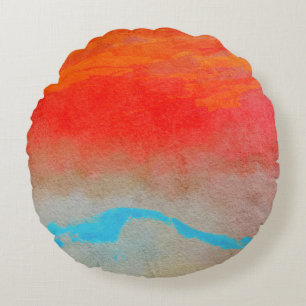 Ocean Sunset Abstrakt Throw Kissen