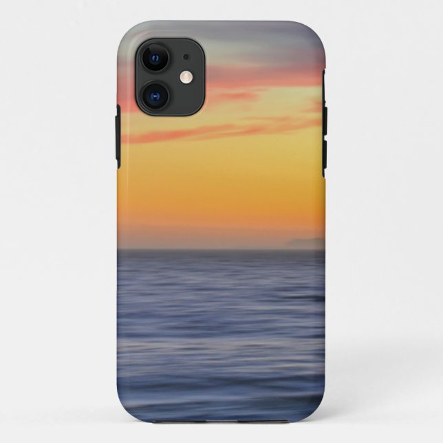 Ocean Sunset Beach Art Phone Case (Rückseite)