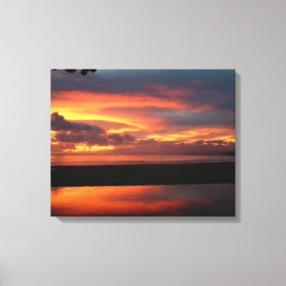 Ocean Sunset Canvas Print Leinwanddruck