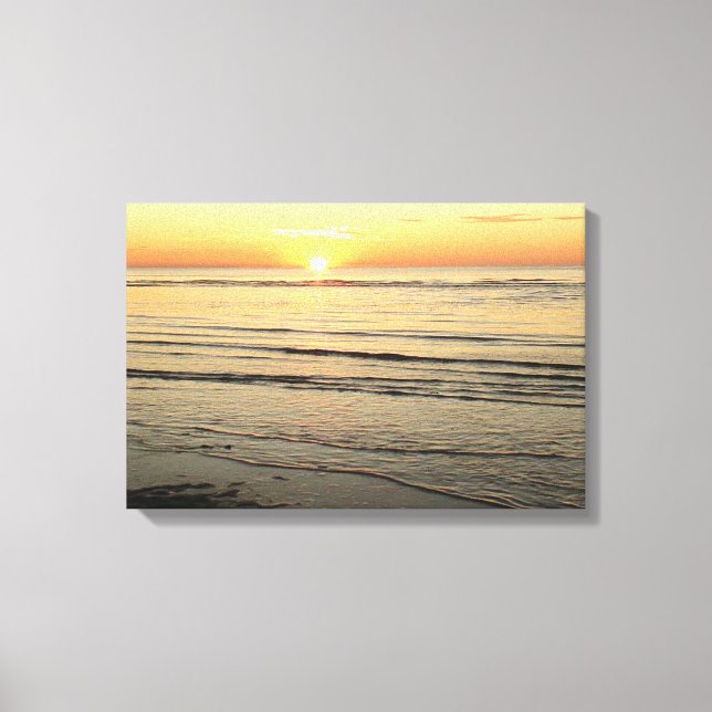 Ocean Sunset Cape Cod Fotografy Wall Art Leinwanddruck (Vorderseite)