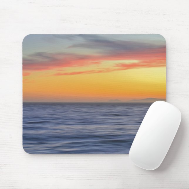 Ocean Sunset Deep Blue Water Maus Pad Mousepad (Mit Mouse)