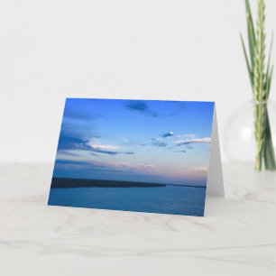 Ocean Sunset Gruß Karte
