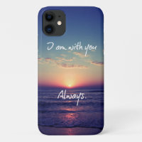Ocean Sunset: Ich bin immer bei dir, Bible Verse