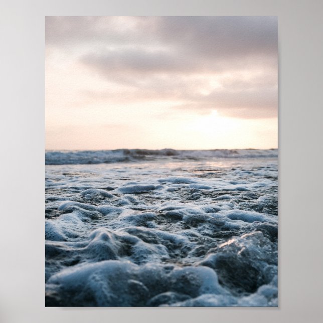 Ocean sunset in Southern California poster print (Vorne)