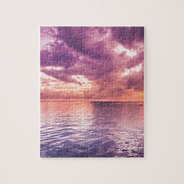 Ocean Sunset Inspiration Puzzle (Vertikal)