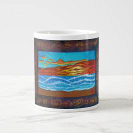 Ocean Sunset Jumbo-Tasse