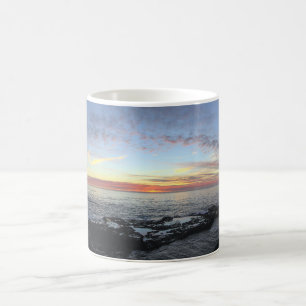 Ocean Sunset Pano Tasse