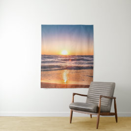 Ocean Sunset Tropical Holiday Wandteppich
