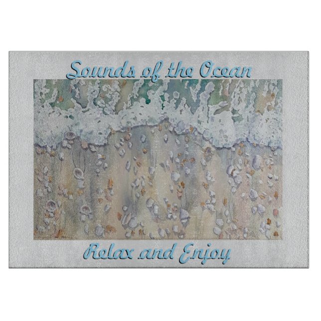 Ocean Surf Cutting Board Schneidebrett (Vorderseite)